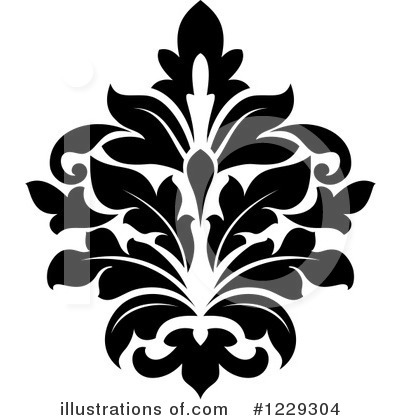 Royalty-Free (RF) Damask Clipart Illustration by Vector Tradition SM - Stock Sample #1229304