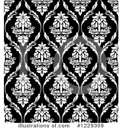 Royalty-Free (RF) Damask Clipart Illustration by Vector Tradition SM - Stock Sample #1229309