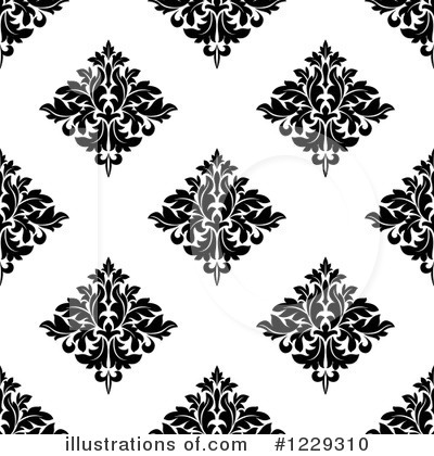 Royalty-Free (RF) Damask Clipart Illustration by Vector Tradition SM - Stock Sample #1229310