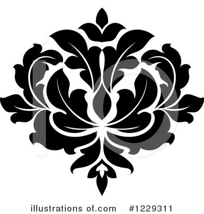 Royalty-Free (RF) Damask Clipart Illustration by Vector Tradition SM - Stock Sample #1229311
