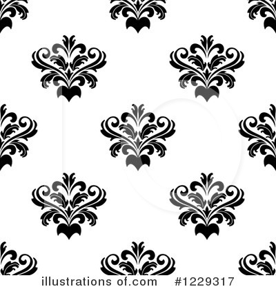 Royalty-Free (RF) Damask Clipart Illustration by Vector Tradition SM - Stock Sample #1229317