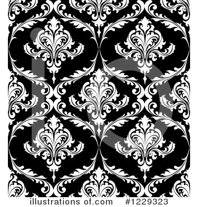 Royalty-Free (RF) Damask Clipart Illustration by Vector Tradition SM - Stock Sample #1229323