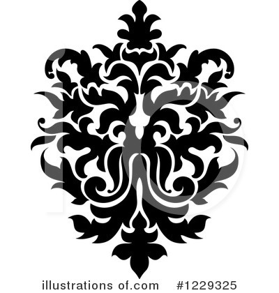 Royalty-Free (RF) Damask Clipart Illustration by Vector Tradition SM - Stock Sample #1229325