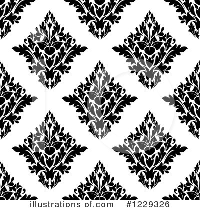 Royalty-Free (RF) Damask Clipart Illustration by Vector Tradition SM - Stock Sample #1229326