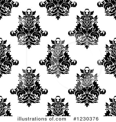 Royalty-Free (RF) Damask Clipart Illustration by Vector Tradition SM - Stock Sample #1230376