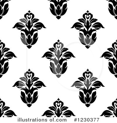 Royalty-Free (RF) Damask Clipart Illustration by Vector Tradition SM - Stock Sample #1230377