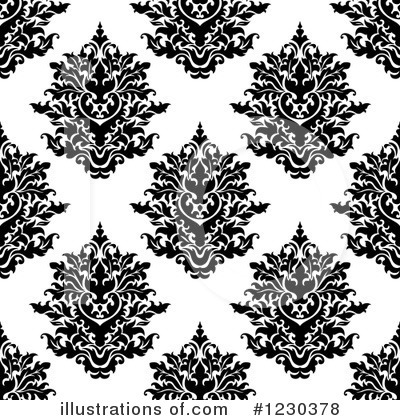 Royalty-Free (RF) Damask Clipart Illustration by Vector Tradition SM - Stock Sample #1230378