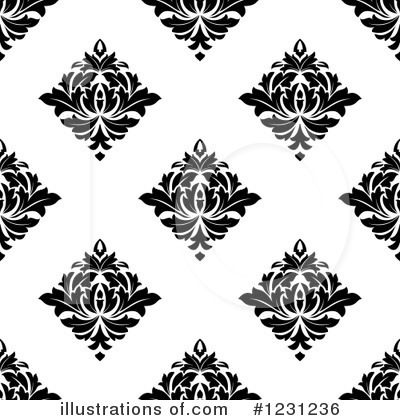 Royalty-Free (RF) Damask Clipart Illustration by Vector Tradition SM - Stock Sample #1231236