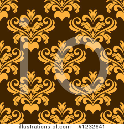 Royalty-Free (RF) Damask Clipart Illustration by Vector Tradition SM - Stock Sample #1232641