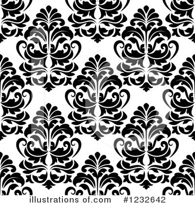 Royalty-Free (RF) Damask Clipart Illustration by Vector Tradition SM - Stock Sample #1232642