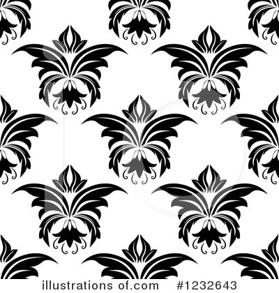 Royalty-Free (RF) Damask Clipart Illustration by Vector Tradition SM - Stock Sample #1232643