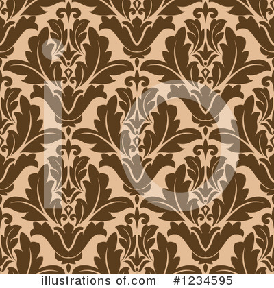 Royalty-Free (RF) Damask Clipart Illustration by Vector Tradition SM - Stock Sample #1234595