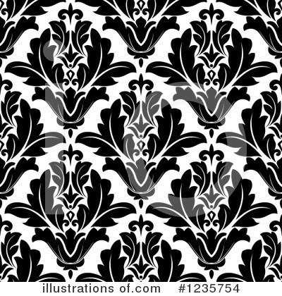 Royalty-Free (RF) Damask Clipart Illustration by Vector Tradition SM - Stock Sample #1235754