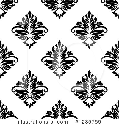 Royalty-Free (RF) Damask Clipart Illustration by Vector Tradition SM - Stock Sample #1235755
