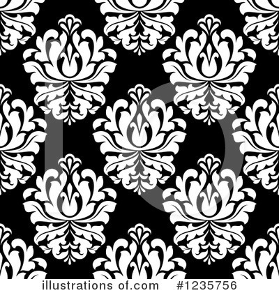 Royalty-Free (RF) Damask Clipart Illustration by Vector Tradition SM - Stock Sample #1235756