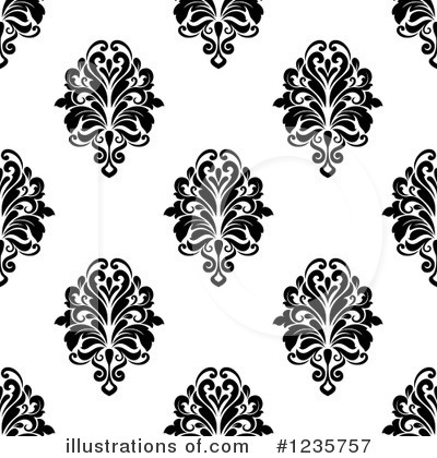 Royalty-Free (RF) Damask Clipart Illustration by Vector Tradition SM - Stock Sample #1235757