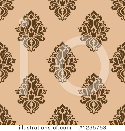 Royalty-Free (RF) Damask Clipart Illustration by Vector Tradition SM - Stock Sample #1235758