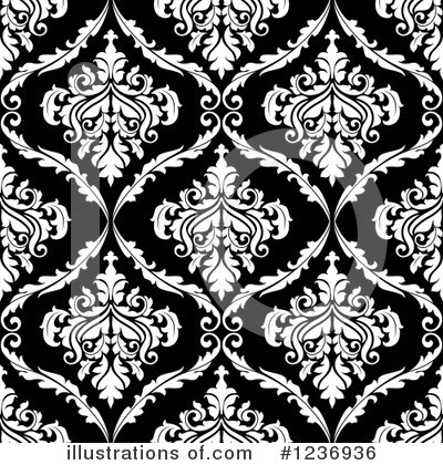 Royalty-Free (RF) Damask Clipart Illustration by Vector Tradition SM - Stock Sample #1236936