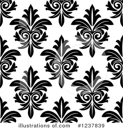Royalty-Free (RF) Damask Clipart Illustration by Vector Tradition SM - Stock Sample #1237839