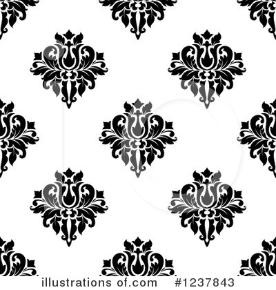 Royalty-Free (RF) Damask Clipart Illustration by Vector Tradition SM - Stock Sample #1237843