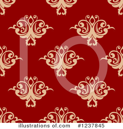 Royalty-Free (RF) Damask Clipart Illustration by Vector Tradition SM - Stock Sample #1237845