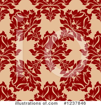 Royalty-Free (RF) Damask Clipart Illustration by Vector Tradition SM - Stock Sample #1237846