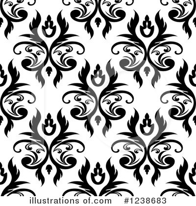 Royalty-Free (RF) Damask Clipart Illustration by Vector Tradition SM - Stock Sample #1238683