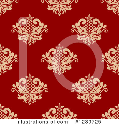 Royalty-Free (RF) Damask Clipart Illustration by Vector Tradition SM - Stock Sample #1239725