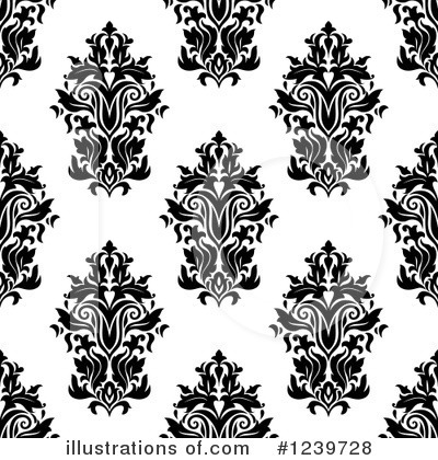 Royalty-Free (RF) Damask Clipart Illustration by Vector Tradition SM - Stock Sample #1239728
