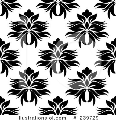 Royalty-Free (RF) Damask Clipart Illustration by Vector Tradition SM - Stock Sample #1239729