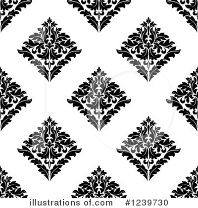 Royalty-Free (RF) Damask Clipart Illustration by Vector Tradition SM - Stock Sample #1239730