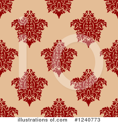 Royalty-Free (RF) Damask Clipart Illustration by Vector Tradition SM - Stock Sample #1240773