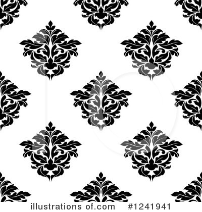 Royalty-Free (RF) Damask Clipart Illustration by Vector Tradition SM - Stock Sample #1241941