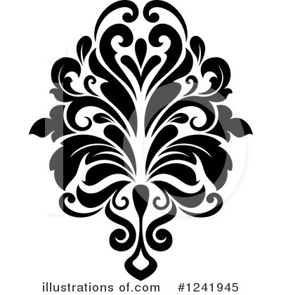 Royalty-Free (RF) Damask Clipart Illustration by Vector Tradition SM - Stock Sample #1241945