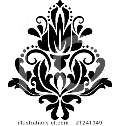 Royalty-Free (RF) Damask Clipart Illustration by Vector Tradition SM - Stock Sample #1241949
