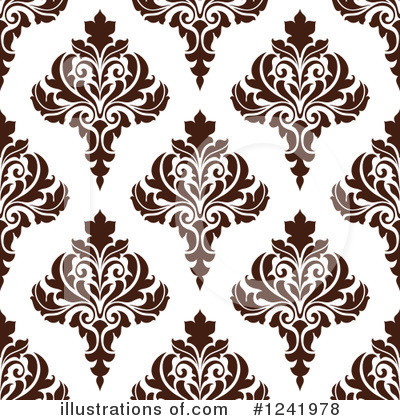 Royalty-Free (RF) Damask Clipart Illustration by Vector Tradition SM - Stock Sample #1241978