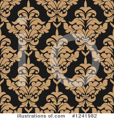 Royalty-Free (RF) Damask Clipart Illustration by Vector Tradition SM - Stock Sample #1241982