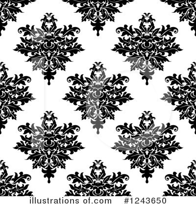 Royalty-Free (RF) Damask Clipart Illustration by Vector Tradition SM - Stock Sample #1243650