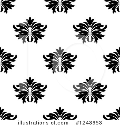 Royalty-Free (RF) Damask Clipart Illustration by Vector Tradition SM - Stock Sample #1243653