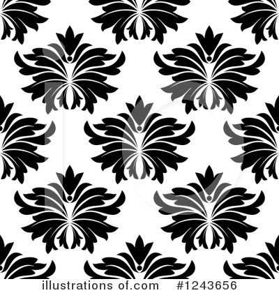 Royalty-Free (RF) Damask Clipart Illustration by Vector Tradition SM - Stock Sample #1243656