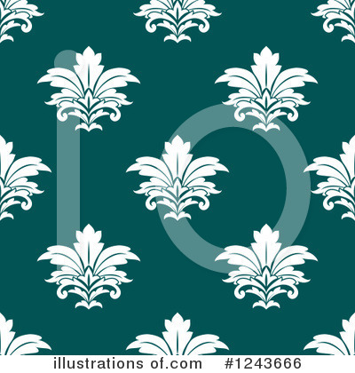 Royalty-Free (RF) Damask Clipart Illustration by Vector Tradition SM - Stock Sample #1243666