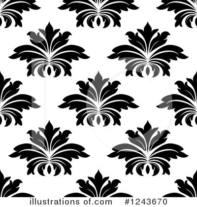 Royalty-Free (RF) Damask Clipart Illustration by Vector Tradition SM - Stock Sample #1243670