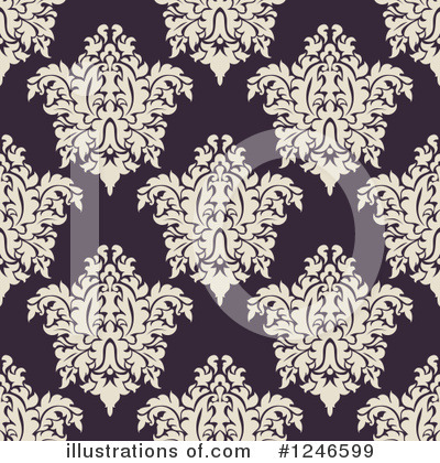 Royalty-Free (RF) Damask Clipart Illustration by Vector Tradition SM - Stock Sample #1246599