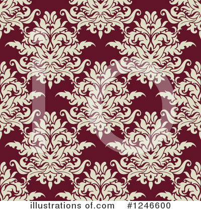 Royalty-Free (RF) Damask Clipart Illustration by Vector Tradition SM - Stock Sample #1246600