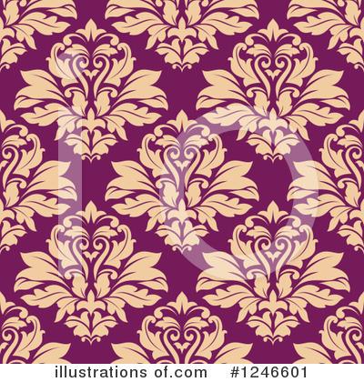 Royalty-Free (RF) Damask Clipart Illustration by Vector Tradition SM - Stock Sample #1246601