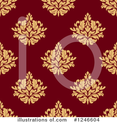 Royalty-Free (RF) Damask Clipart Illustration by Vector Tradition SM - Stock Sample #1246604