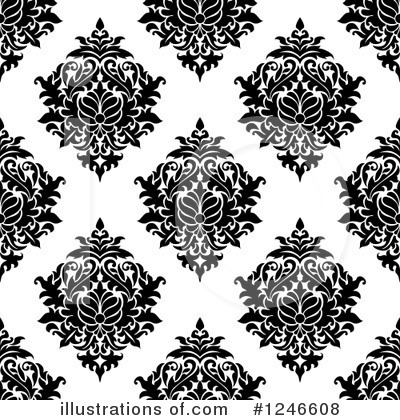 Royalty-Free (RF) Damask Clipart Illustration by Vector Tradition SM - Stock Sample #1246608