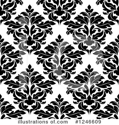 Royalty-Free (RF) Damask Clipart Illustration by Vector Tradition SM - Stock Sample #1246609