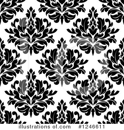 Royalty-Free (RF) Damask Clipart Illustration by Vector Tradition SM - Stock Sample #1246611