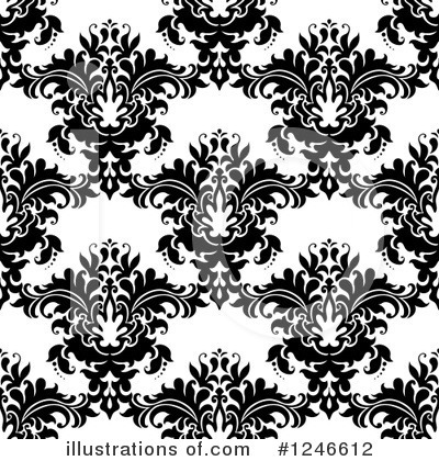 Royalty-Free (RF) Damask Clipart Illustration by Vector Tradition SM - Stock Sample #1246612